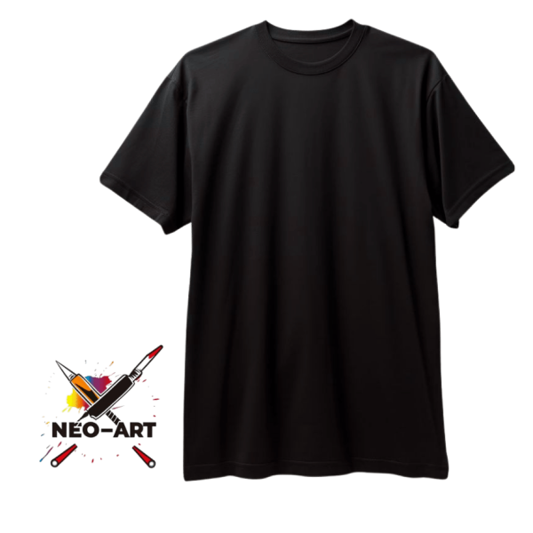 Playera Negra Algodón Neo Art