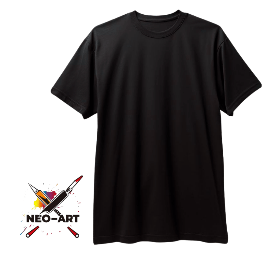 Playera Negra Algodón Neo Art